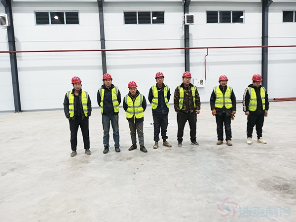 冷庫(kù)現(xiàn)場(chǎng)施工拍攝